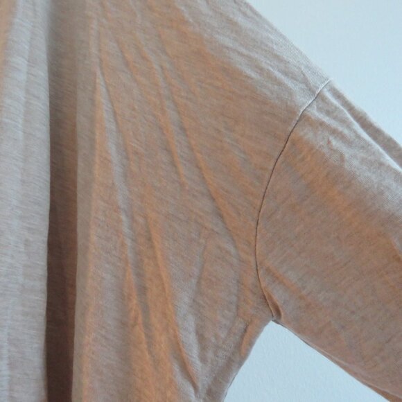 SLIGHTLY BUDDHA Bamboo Oversized Lounge Top in Sand Neutral Travel - One Size - Picture 11 of 12